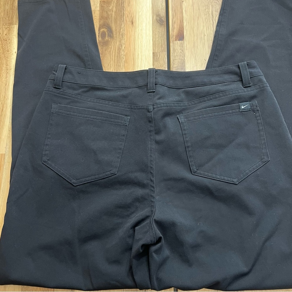 Nike Dri-FIT Black Pants Women’s Size 8 Medium Tapered Golf/Work Casual - Picture 4 of 6